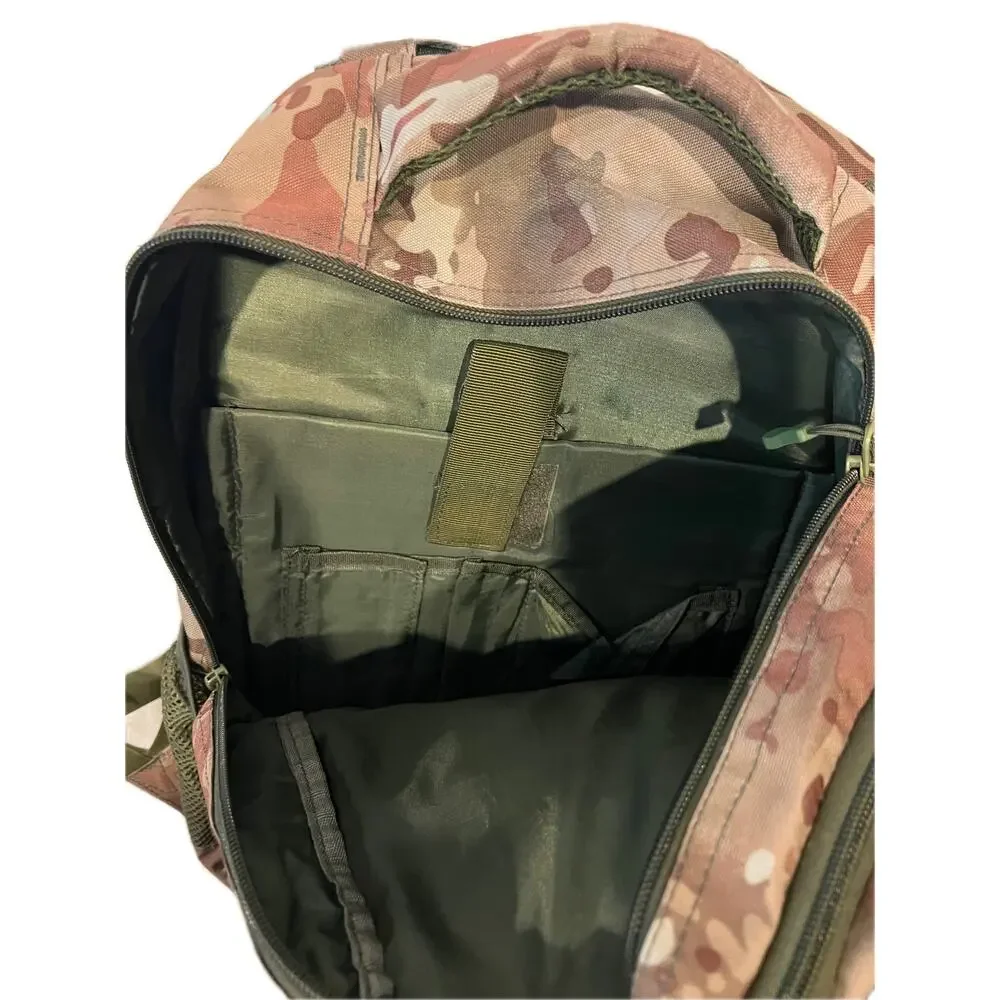 Generic Brown Camo Tactical Backpack